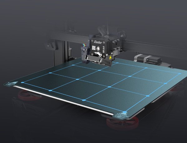 The CR-Touch sensor automates the process of leveling the build plate