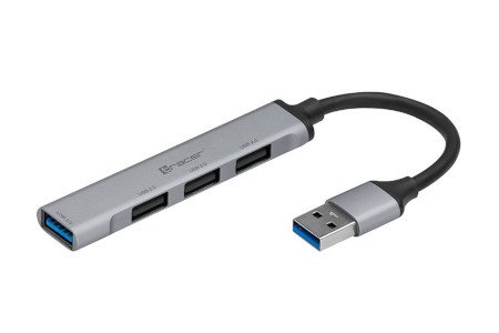 HUB USB 3.0 - 4 ports - silver - Tracer H41