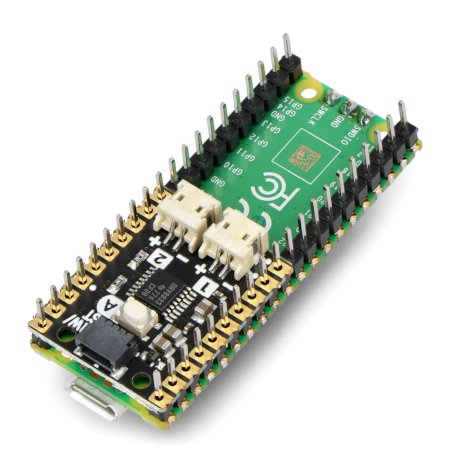 Motor SHIM - motor driver with Raspberry Pi Pico. The Raspberry Pi Pico board is not included, it must be purchased separately