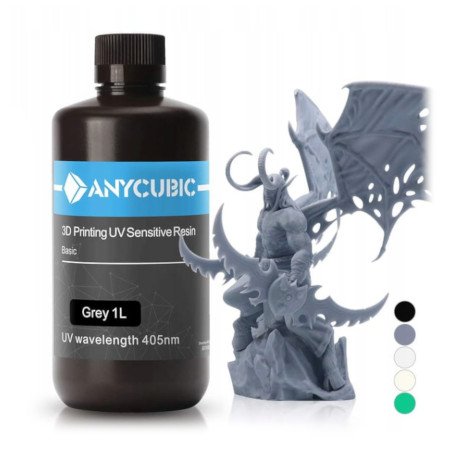Resin for 3D printer - Anycubic 3D Printing UV Sensitive Resin Basic 1 l
