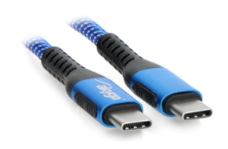 Akyga USB type C cable - USB type C blue - 1.8m - AK-USB-38
