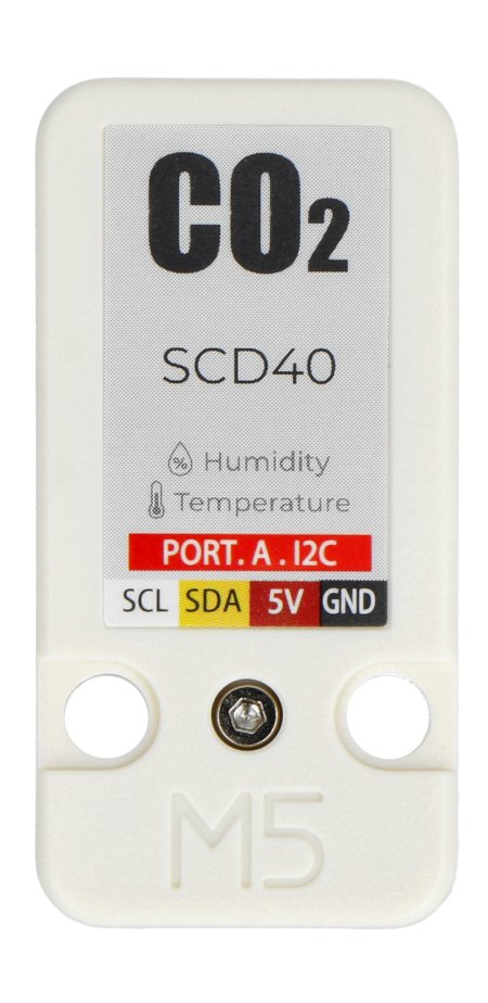 Temperature, humidity and carbon dioxide sensor SCD40 - Unit expansion module for M5Stack development modules - U103