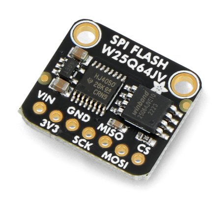 SPI FLASH Breakout - module with Flash memory W25Q64 - 64 Mb / 8 MB - Adafruit 5636.