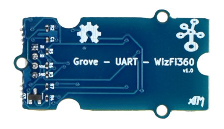 The module is equipped with the WiFi WizFi360 wireless communication system.