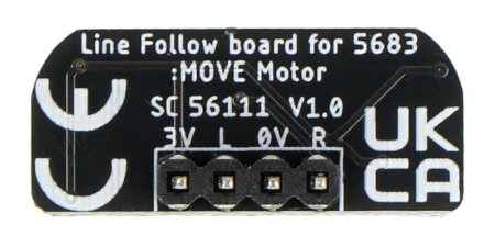 The pins of the module are clearly described in a visible place.