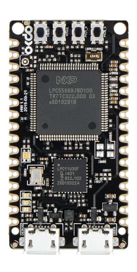On board is a Cortex-M33 processor equipped with additional security.