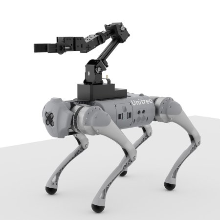 The subject of the sale is a 6-axis arm with a gripper - the four-legged walking platform must be purchased separately.