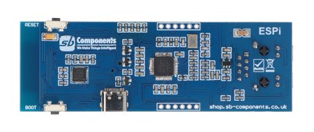 ESPi - Ethernet development board with WiFi support - ESP32-WROOM-32 with 1.14'' TFT display - SB Components 26616