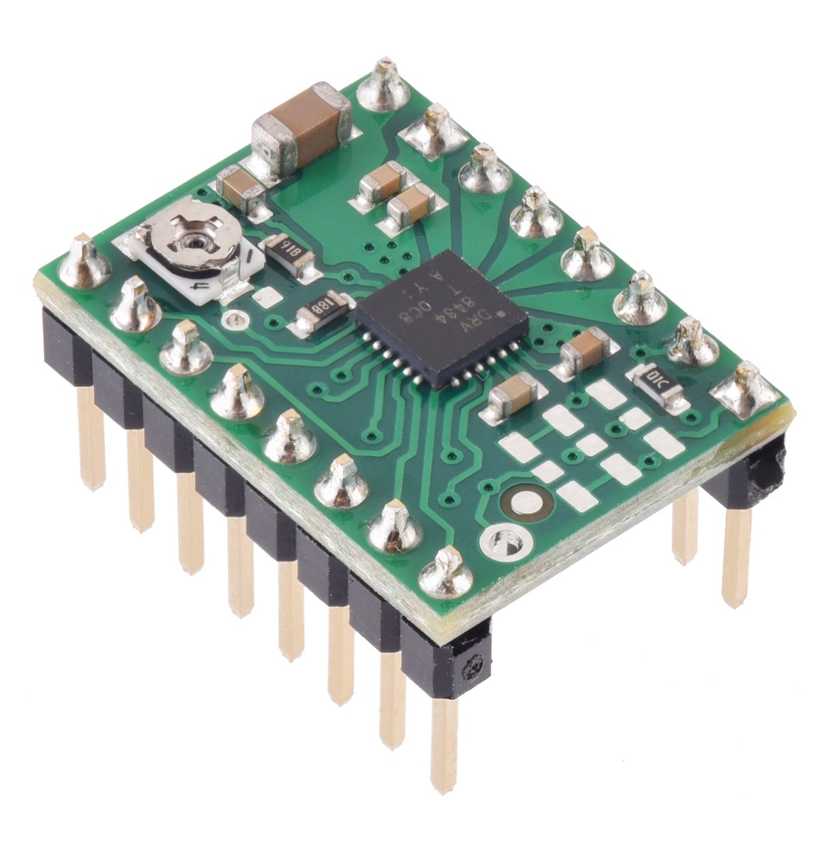 DRV8434 stepper motor driver 48 V / 2 A - with pin connectors - Pololu 3763