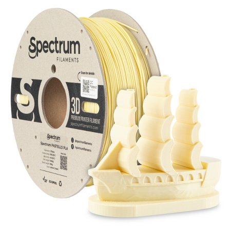 Filament Spectrum Pastello PLA 1.75 mm 1 kg - Lemon Cream