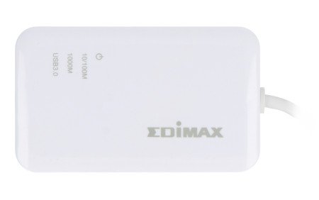 USB C adapter - Gigabit Ethernet + 3x USB 3.0 - Edimax EU-4308