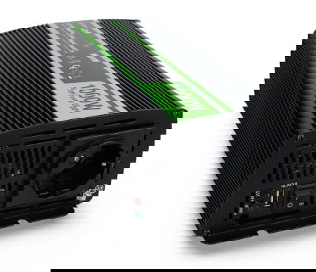 Green Cell DC/AC step-up converter 12 V DC / 230 V AC 1000 W / 2000 W - with modified sine wave - automotive