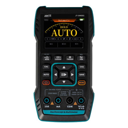 3 in 1 Portable Oscilloscope with Multimeter and Signal Generator - Joy-IT OMS01