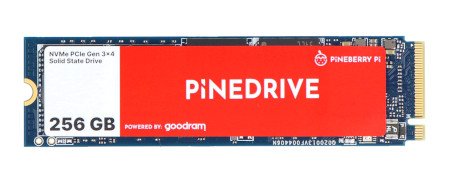 Pinedrive - NVMe M.2 2280 SSD - 256 GB - for HatDrive! Pineberry Pi