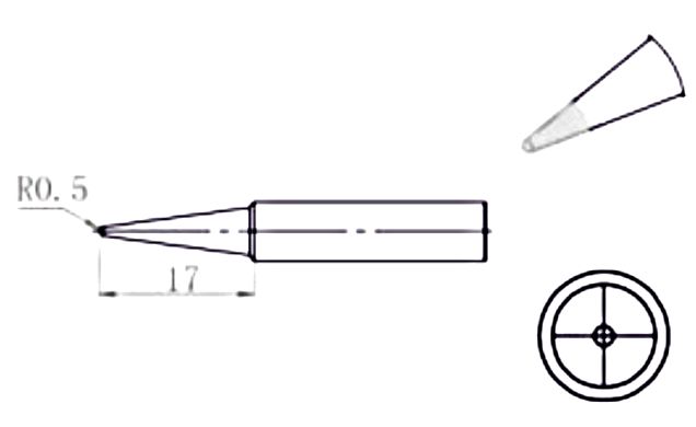 Q-T-B tip for Quick soldering stations - 960-B series