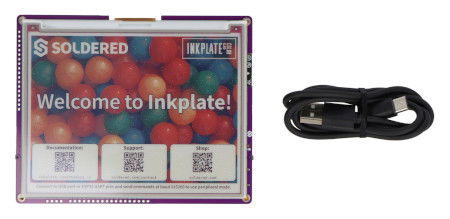 Inkplate 6COLOR - e-paper display module 600x448px - ESP32 - for Arduino - Soldered 333238