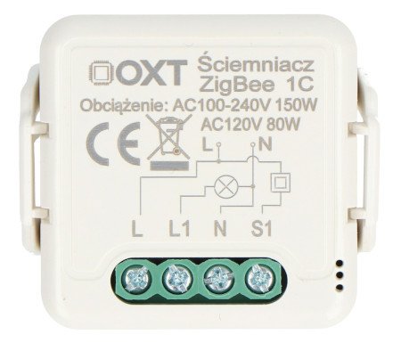 Tuya - single-channel mini ZigBee lighting controller - Android / iOS application OXT SWTZ24