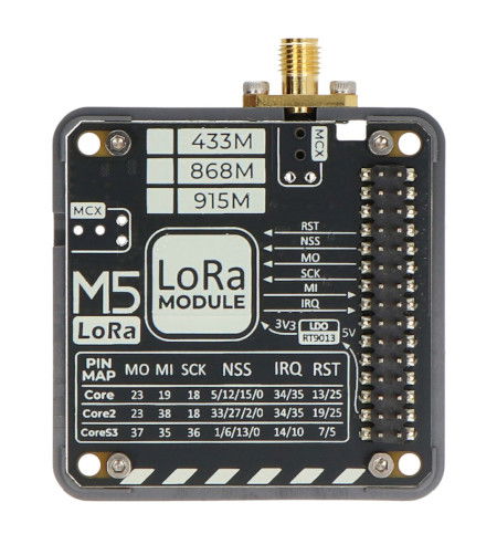 LoRa 868MHz V1.1 Module - for M5Stack Core Development Modules - M5Stack M029-V11