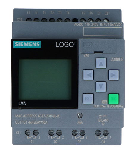 LOGO! 230RCE - digital input/output module with display - Siemens 6ED1052-1FB08-0BA2