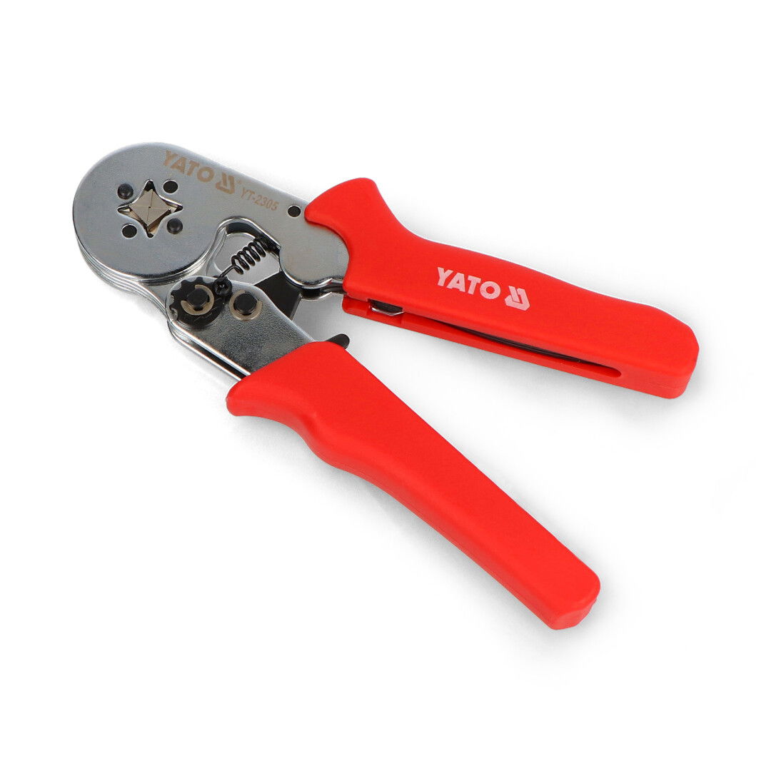 Crimping tool for sleeved connectors 0.2 - 6 mm2 - Yato YT-2305