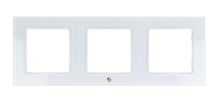 Shelly Wall Frame 3 - Shelly Wall Switch frame - triple - white