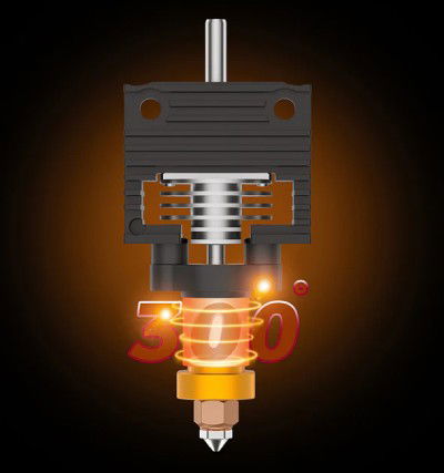 Ceramic Hotend Head for Creality K1 / K1C / K1 Max 3D Printers - Quick-Swap