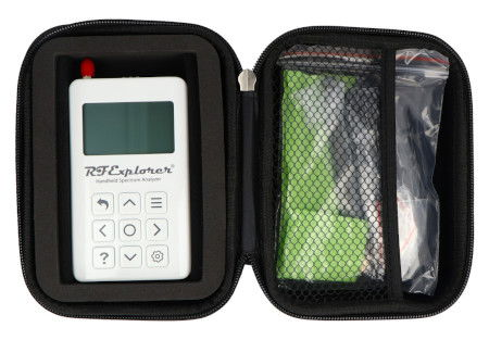 Portable RF Explorer WSUB1G Plus Spectrum Analyzer - Slim + Case