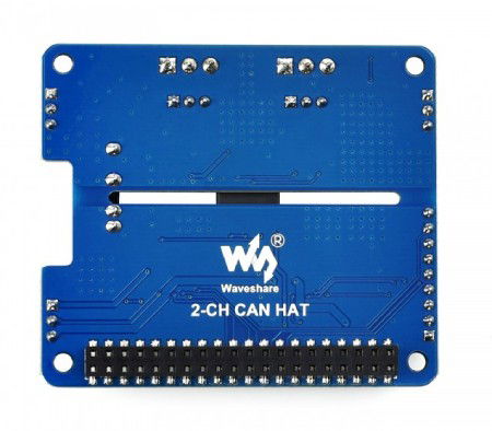 CAN Expansion HAT - 2-Channel Isolated CAN Expansion HAT for Raspberry Pi - MCP2515 + SN65HVD230 - Waveshare 17912