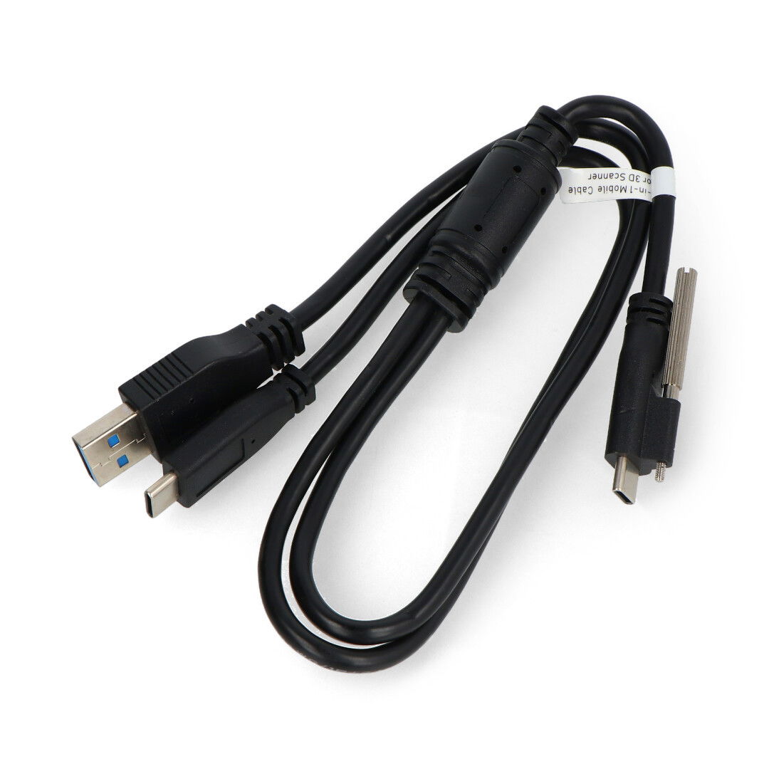 2in1 USB C - USB A / USB C cable - 40 cm - for Revopoint 3D scanners