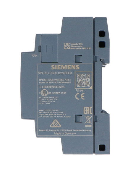 SIPLUS LOGO! 12/24RCEO - digital input/output module - Siemens 6AG1052-2MD08-7BA1