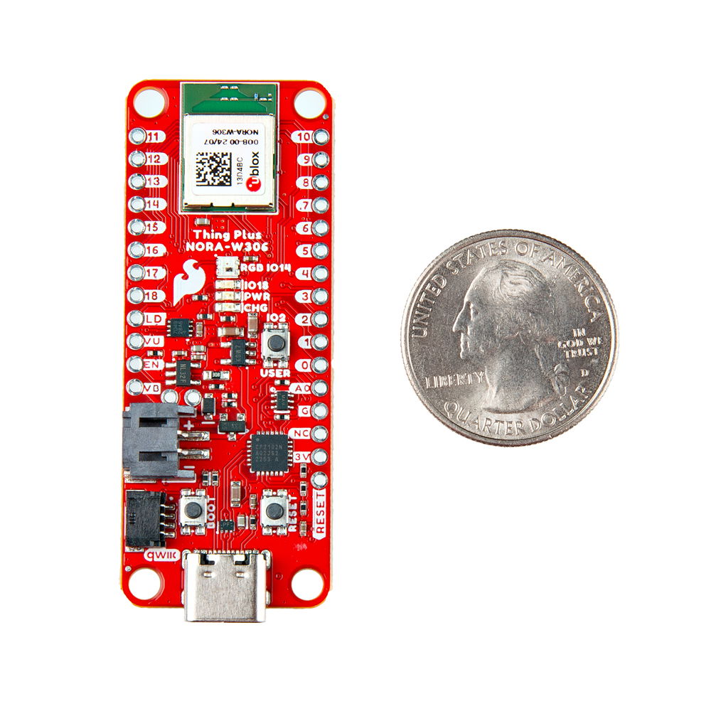 SparkFun Thing Plus - Development Board with u-blox NORA-W306 Module - SparkFun WRL-21637