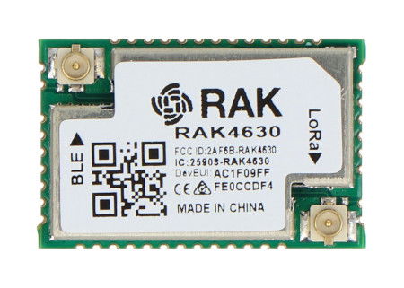 WisBlock LPWAN - RAK4630-EU868-IPEX - RAK4630 WisDuo LPWAN+BLE module - RAKwireless 105010