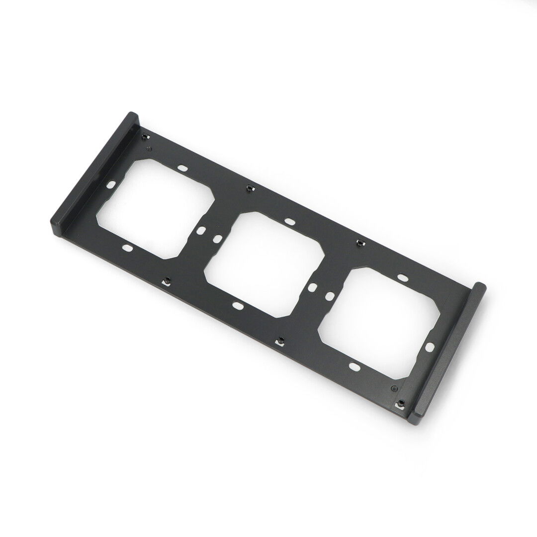 Sonoff M5-3C-80-F - frame for M5-80 wall switch - triple - black