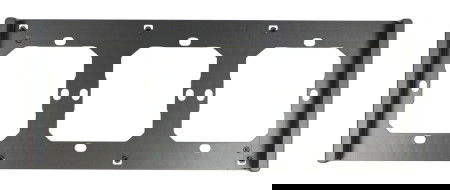 Sonoff M5-3C-80-F - frame for M5-80 wall switch - triple - black