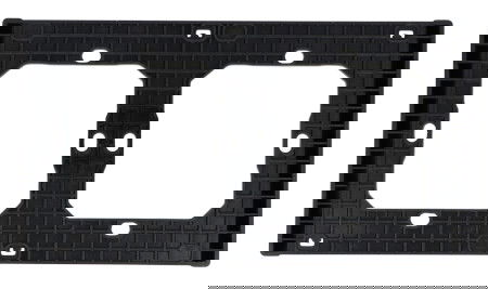 Sonoff M5-2C-80-F - frame for M5-80 wall switch - double - black