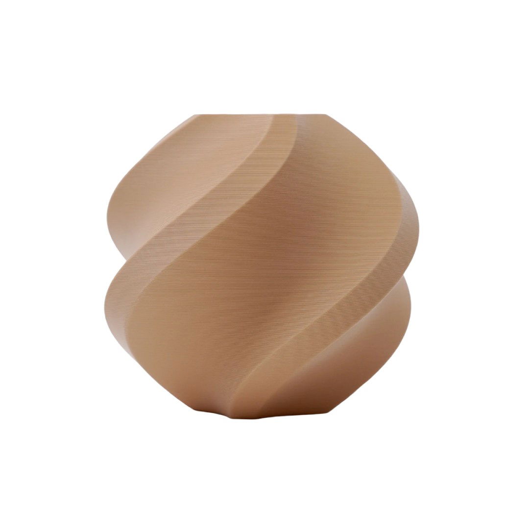 Bambu Lab PLA Matte Filament 1.75 mm 1 kg - with reusable spool - Latte Brown