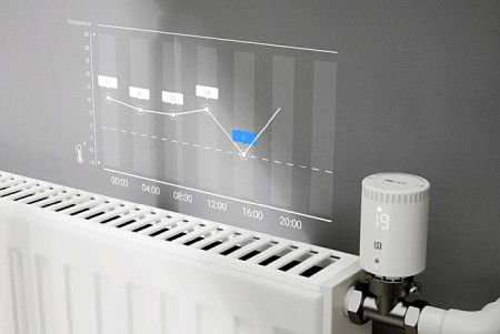 Smart thermostatic head LoRaWAN - Milesight WT101-868M