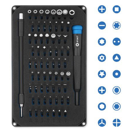 iFixit Mako Precision Bit Set - precision bit set with screwdriver - IF145-299-4