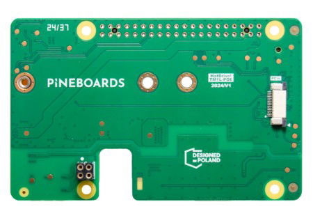 Pineboards HatDrive! PoE+ - PoE power overlay with NVMe adapter for Raspberry Pi 5