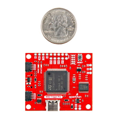 WAV Trigger Pro - Multichannel WAV Player - MIDI - Qwiic - Spark Fun WIG-25860