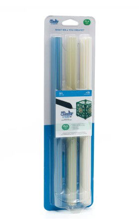 Filament 3Doodler Create+ PLA 3 mm - 75 pieces - Clear