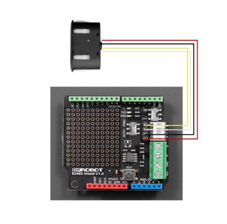 Ultrasonic distance sensor 3 - 500 cm - RS4585 - waterproof - DFRobot SEN0592