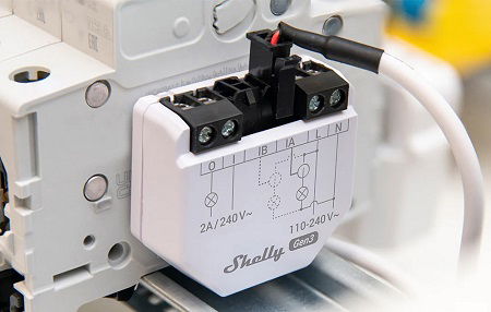 Shelly EM Gen3 - Single Phase Energy Meter + 50 A Transformer - WiFi / Bluetooth - Android / iOS App