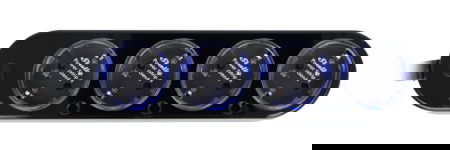 Shelly Power Strip 4 Gen4 - Smart Power Strip - Black