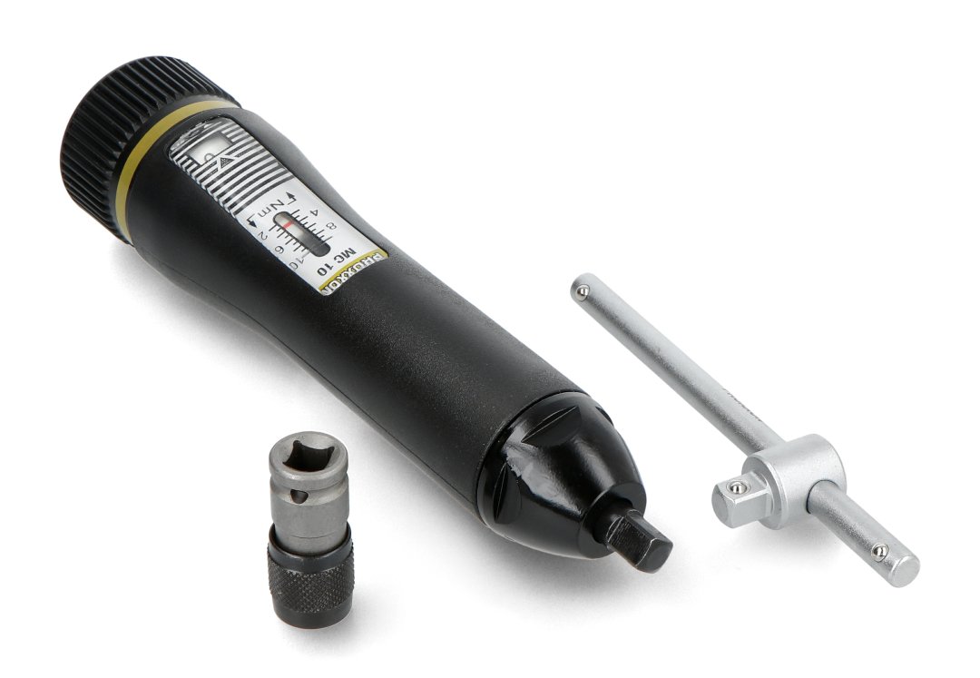 T-handle, adapter and torque screwdriver form the basic set.
