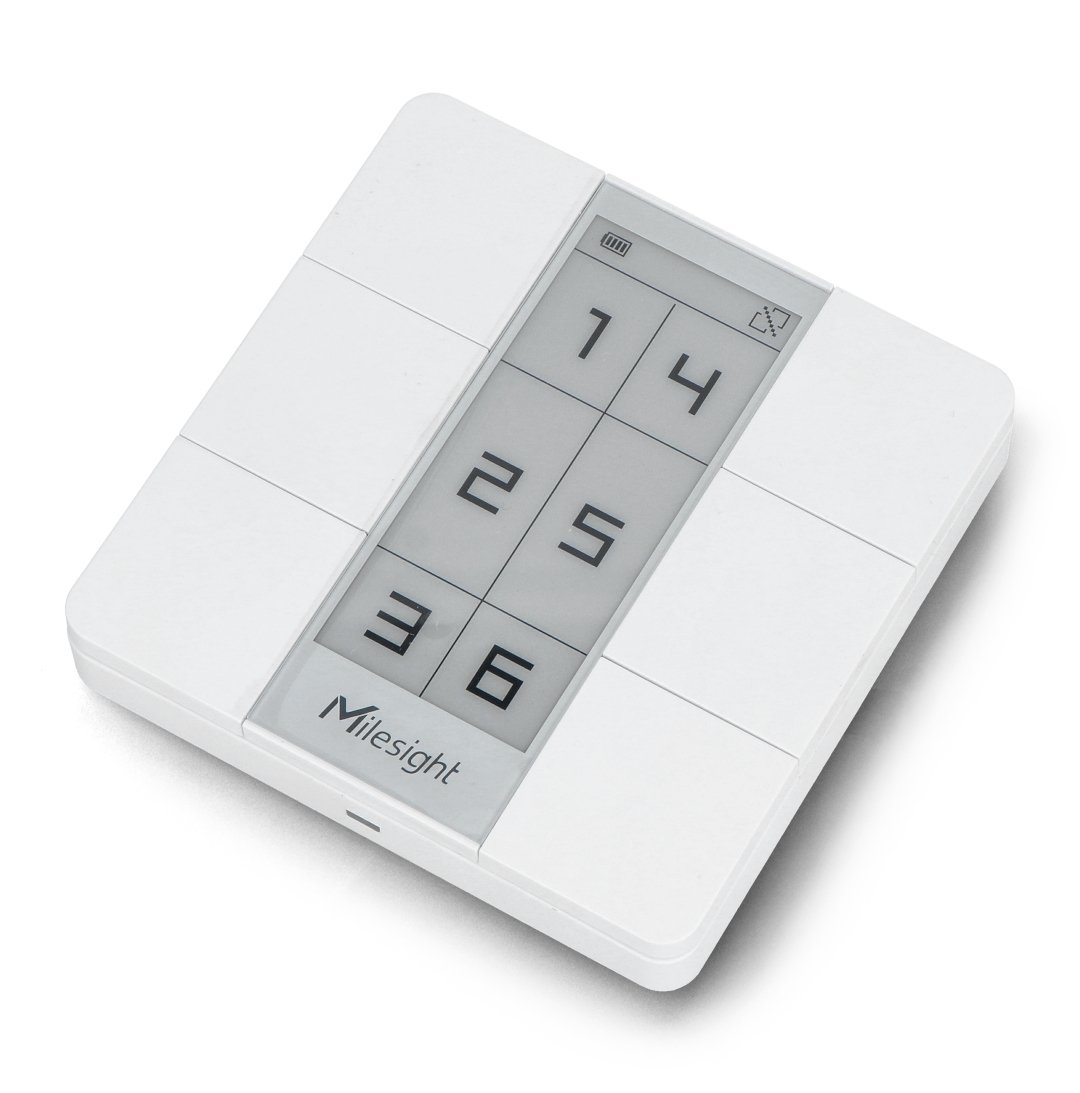 Milesight device control panel lies on a white background.