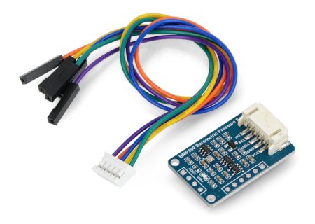The Waveshare pressure, altitude and temperature sensor lies with the cables included in the kit.