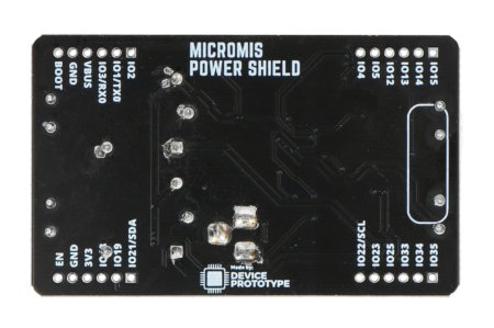 The black power cap for the micromis base v1 lies upside down on a white background.