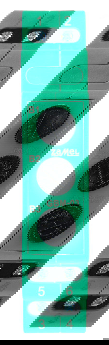 Zamel Supla GBM-03 - fuse module - three-phase protection 3 x 500 mA