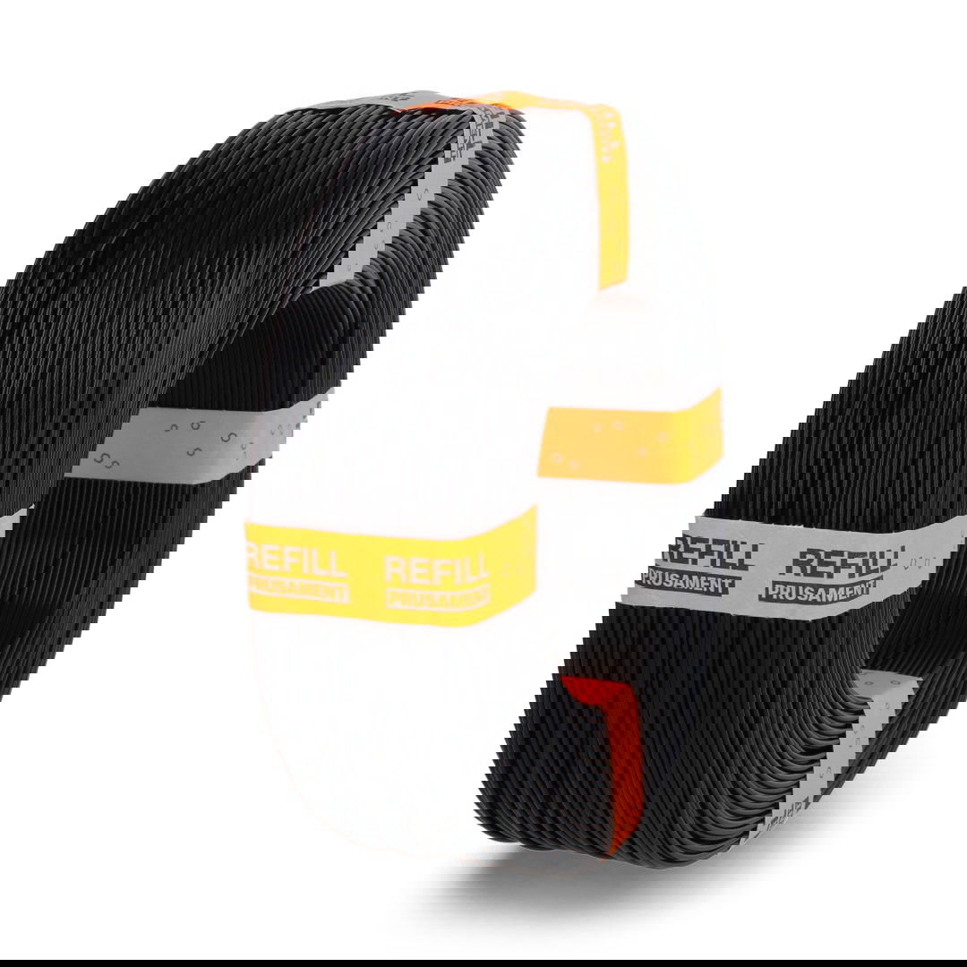 Filament Prusa Refill PLA 1.75 mm 0.9 kg - Jet Black